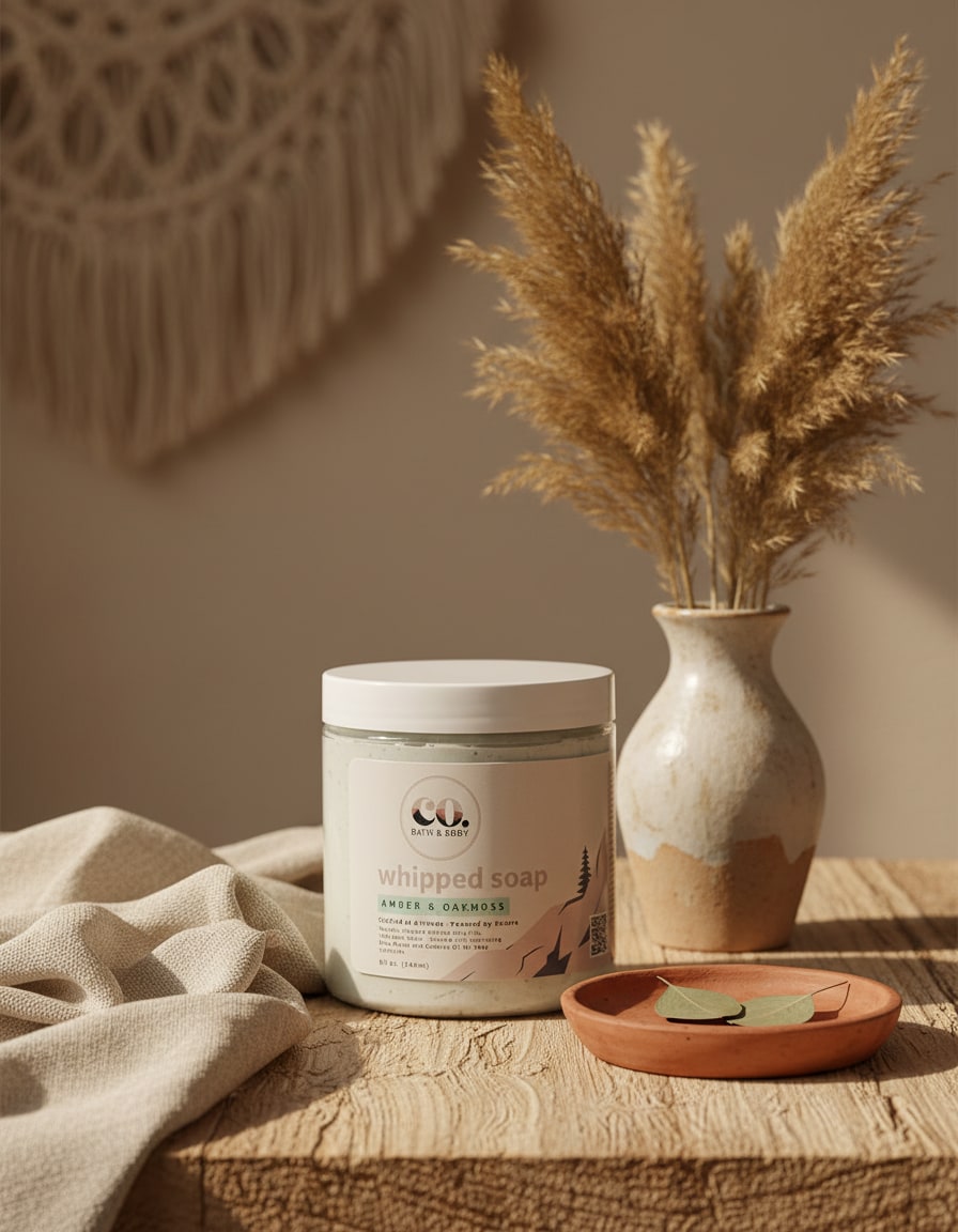 Boho Earthy - linen and clay props with natural light